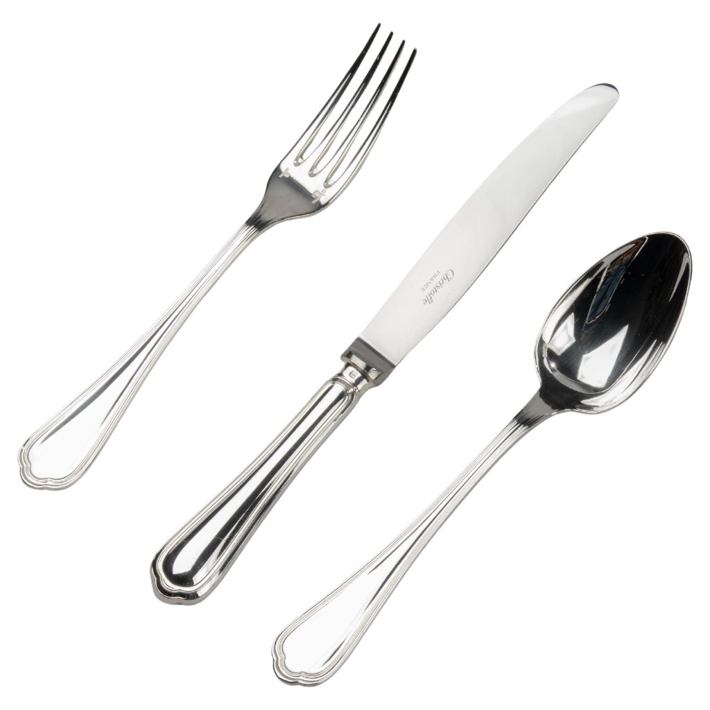 Silver plated utensils and decorative tableware