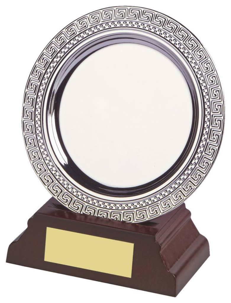 Gold and silver plated sports trophies and awards